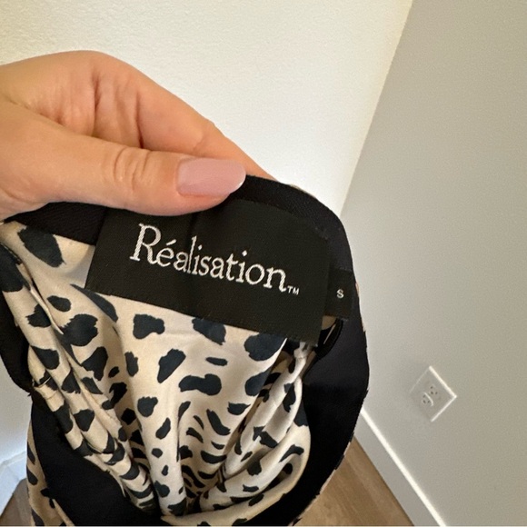 Realisation Naomi 100% Silk Skirt Midi Length Wild Things Animal Print Size S - Picture 7 of 8